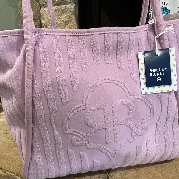 Roller Rabbit Lavender Tote Bag - Picture 1 of 2